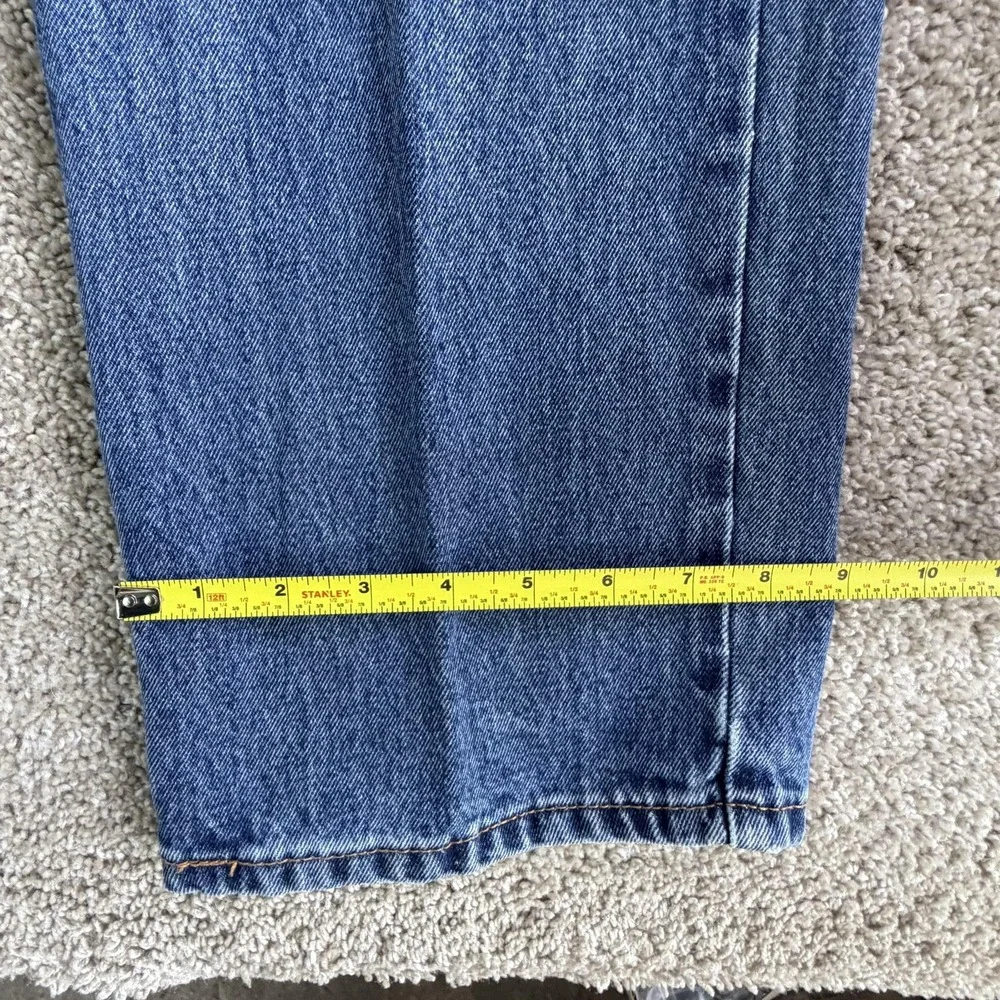 Levis 550 Jeans Mens 38x30 Medium Wash Blue Denim Relaxed Tapered Pants Casual